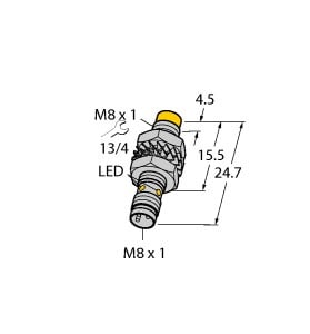 TURCK - Induktiver Sensor, mit erhöhtem Schaltabstand, Standard