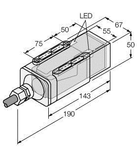 TURCK - Induktiver Sensor, für den Unterwassereinsatz, Standard