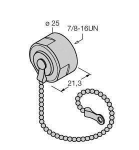 TURCK - Zubehör für Feldbussysteme, Verschlussstopfen 7/8''