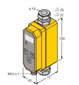 TURCK - Durchflussmessung, Inline-Sensor mit integrierter Auswerteel