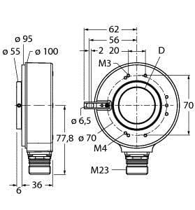 TURCK - Inkrementaler Drehgeber, Industrial-Line