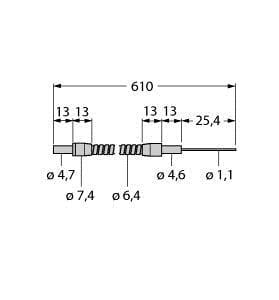 TURCK - Glas-Lichtleiter, Einzelleiter