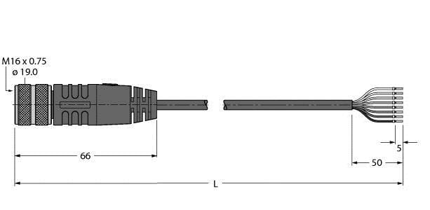 TURCK - Aktuator- und Sensorleitung, Anschlussleitung