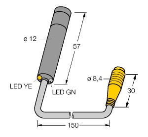 TURCK - Opto-Sensor, Einweglichtschranke (Laser-Sender)