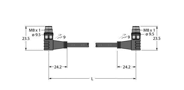 TURCK - Leitung für Industrial Ethernet / PUR, Verbindungsleitung