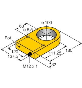 TURCK - Induktiver Sensor, zur Materialerkennung, Standard