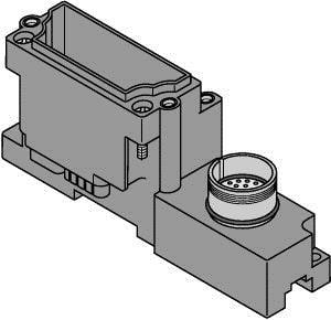 TURCK - BL67 Basismodul, 1 x M23 Steckverbinder, 12-polig