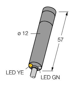 TURCK - Opto-Sensor, Einweglichtschranke (Laser-Sender)