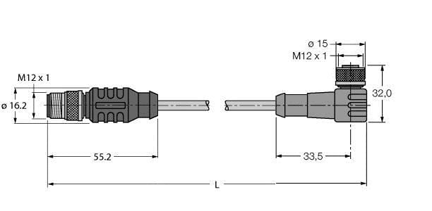 TURCK - Busleitung für CAN (DeviceNet™, CANopen), PVC-Kabelmantel