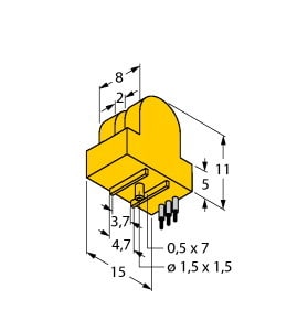 TURCK - Induktiver Sensor, schlitzförmig, Standard