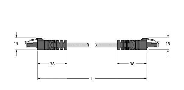 TURCK - Leitung für Industrial Ethernet, TPE-Kabelmantel