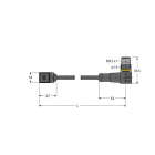 TURCK - Ventilsteckverbinder Bauform C, Verbindungsleitung