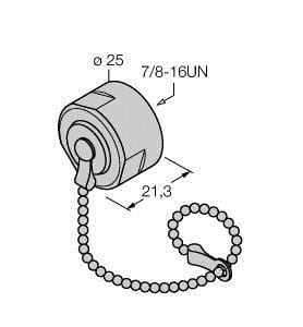 TURCK - Zubehör für Feldbussysteme, Verschlusskappen 7/8''