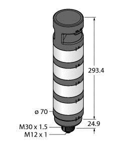 TURCK - LED-Anzeige, Modulare Signalsäule, Vorkonfektioniert