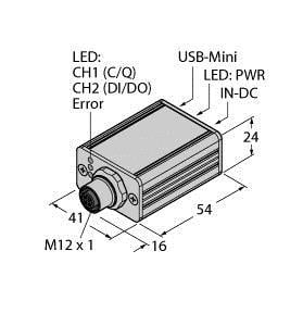 TURCK - IO-Link 1.1 Master mit integrierter USB Schnittstelle, 1-kan
