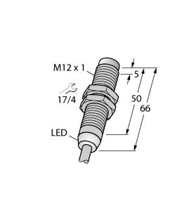 TURCK - Induktiver Sensor, mit erweitertem Temperaturbereich, Standa