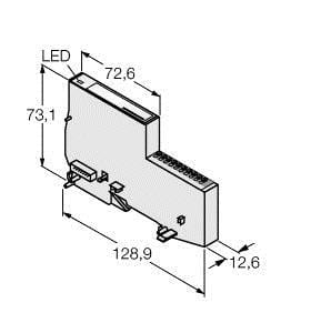 TURCK - BL20 ECO-Modul, 4 IO-Link Master Kanäle, 4 konfigurierbare d