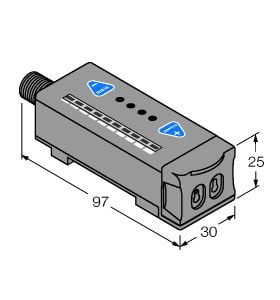 TURCK - Opto-Sensor, Lichtleiter-Sensor für Kunststofflichtleiter
