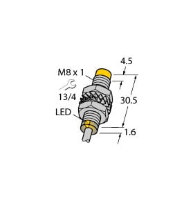 TURCK - Induktiver Sensor, mit erhöhtem Schaltabstand, Standard