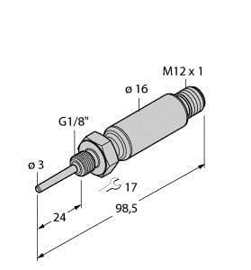 TURCK - Temperaturerfassung, Edelstahltransmitter mit integriertem F