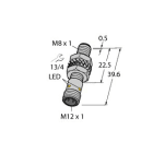 TURCK - Induktiver Sensor, mit erhöhtem Schaltabstand, Standard