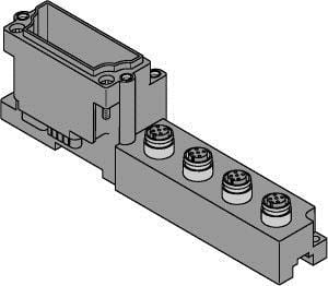TURCK - BL67 Basismodul, 4 x M12 Steckverbinder, 5-polig