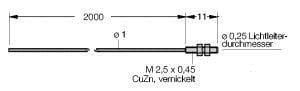 TURCK - Kunststoff-Lichtleiter, Einzelleiter