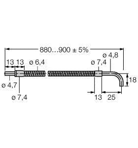 TURCK - Glas-Lichtleiter, Einzelleiter
