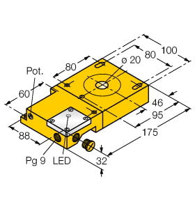 TURCK - Induktiver Sensor, Ringsensor, Standard