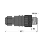 TURCK - Zubehör für BL67, M12 x 1 Rundsteckverbinder mit Pt1000 Fühl