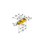TURCK - Induktiver Sensor, magnetfeldfest, Standard