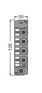 TURCK - Passiv-Verteiler, CANopen/DeviceNet Verteiler-Box