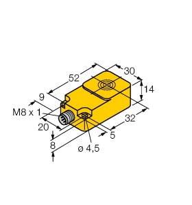 TURCK - Induktiver Sensor, mit Analogausgang, Standard