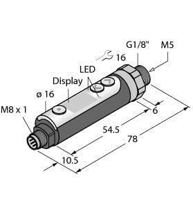 TURCK - Drucksensor, mit 2 Transistorschaltausgängen pnp