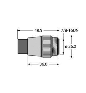 TURCK - Zubehör für Feldbussysteme, Busabschlusswiderstand, TÜV 03 A