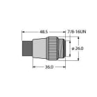 TURCK - Zubehör für Feldbussysteme, Busabschlusswiderstand, TÜV 03 A
