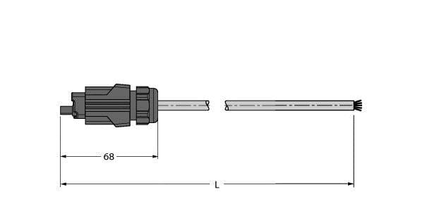 TURCK - Versorgungsleitung / PUR, Anschlussleitung