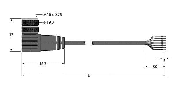 TURCK - Aktuator- und Sensorleitung, Anschlussleitung