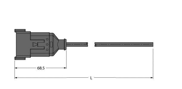 TURCK - Deutsch Ventilsteckverbinder DT04, Anschlussleitung
