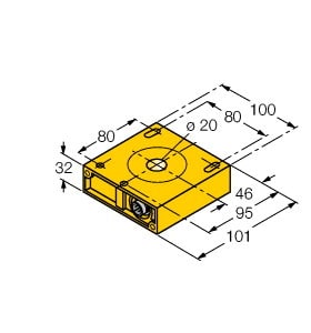 TURCK - Induktiver Sensor, Ringsonde, Standard
