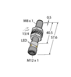 TURCK - Induktiver Sensor, mit erhöhtem Schaltabstand, Standard