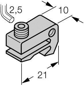 TURCK - Zubehör, Klemmstück, für Profilzylinder (IMI Norgren)