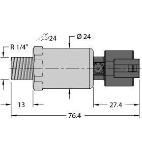 TURCK - Drucktransmitter, mit Stromausgang (2-Leiter)