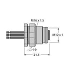 TURCK - Zubehör für Feldbussysteme, Einbauflansch