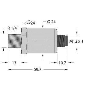 TURCK - Drucktransmitter, mit Stromausgang (2-Leiter)