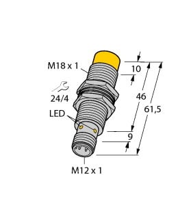 TURCK - Induktiver Sensor, uprox®+