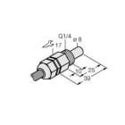TURCK - Strömungsüberwachung, Eintauchsensor ohne integrierte Auswer