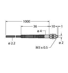 TURCK - Kunststoff-Lichtleiter, Einzelleiter