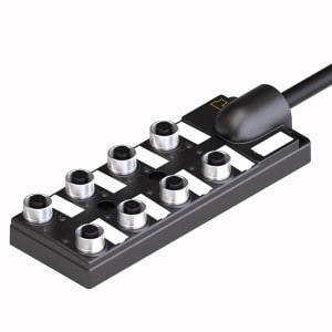 TURCK - Passiver Aktuator-/Sensor-Verteiler M12 x 1, 8-fach, mit fes