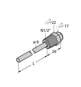 TURCK - Zubehör, Schutzrohr, für Temperatursensoren